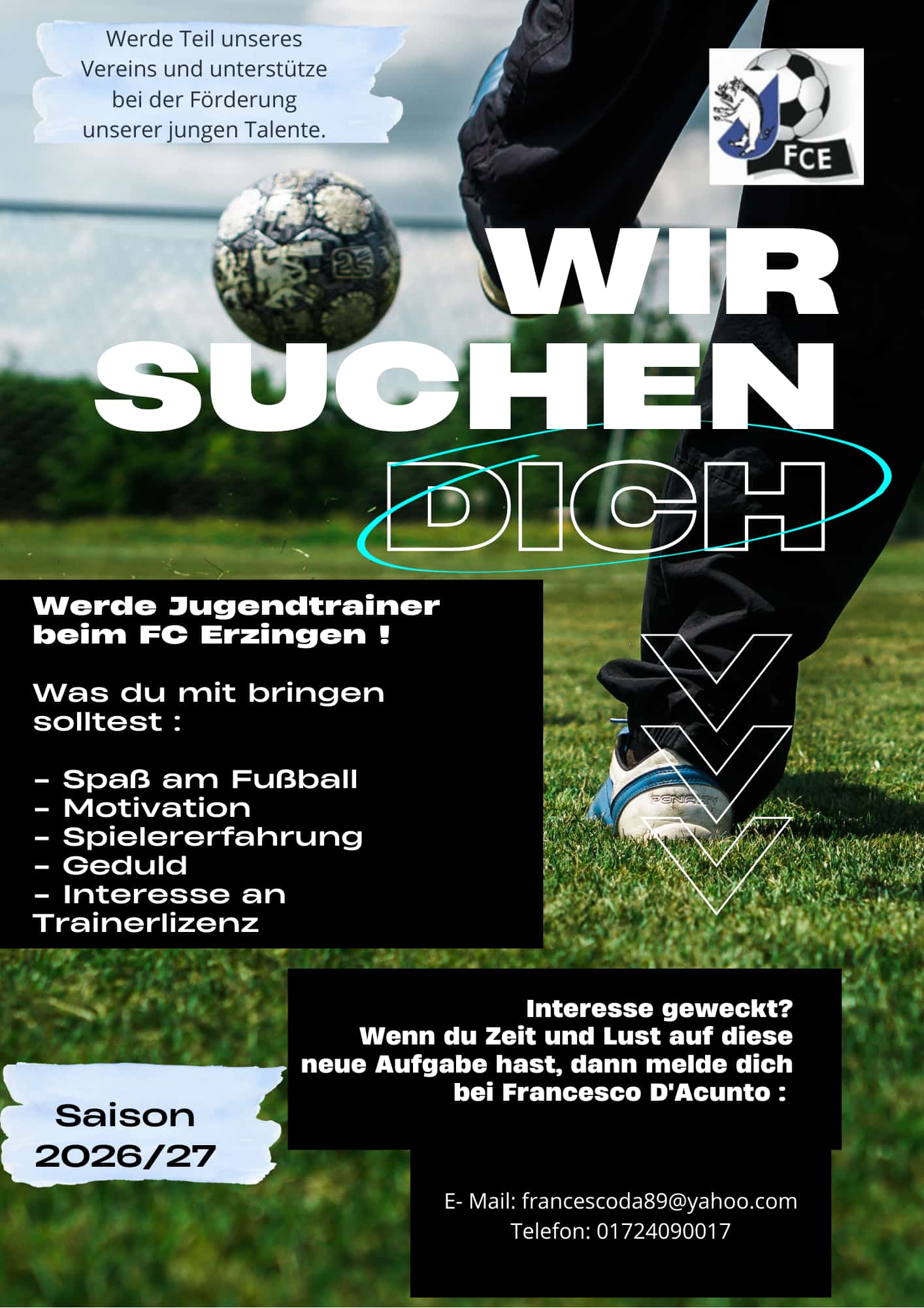 Werde Jugentrainer 2026